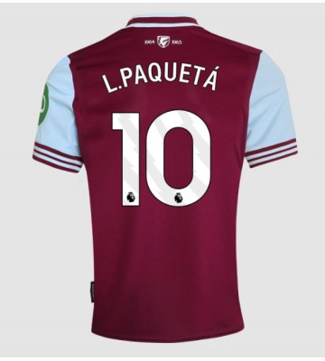 West Ham United Lucas Paqueta #10 Primera Equipación 2024-25 Manga Corta